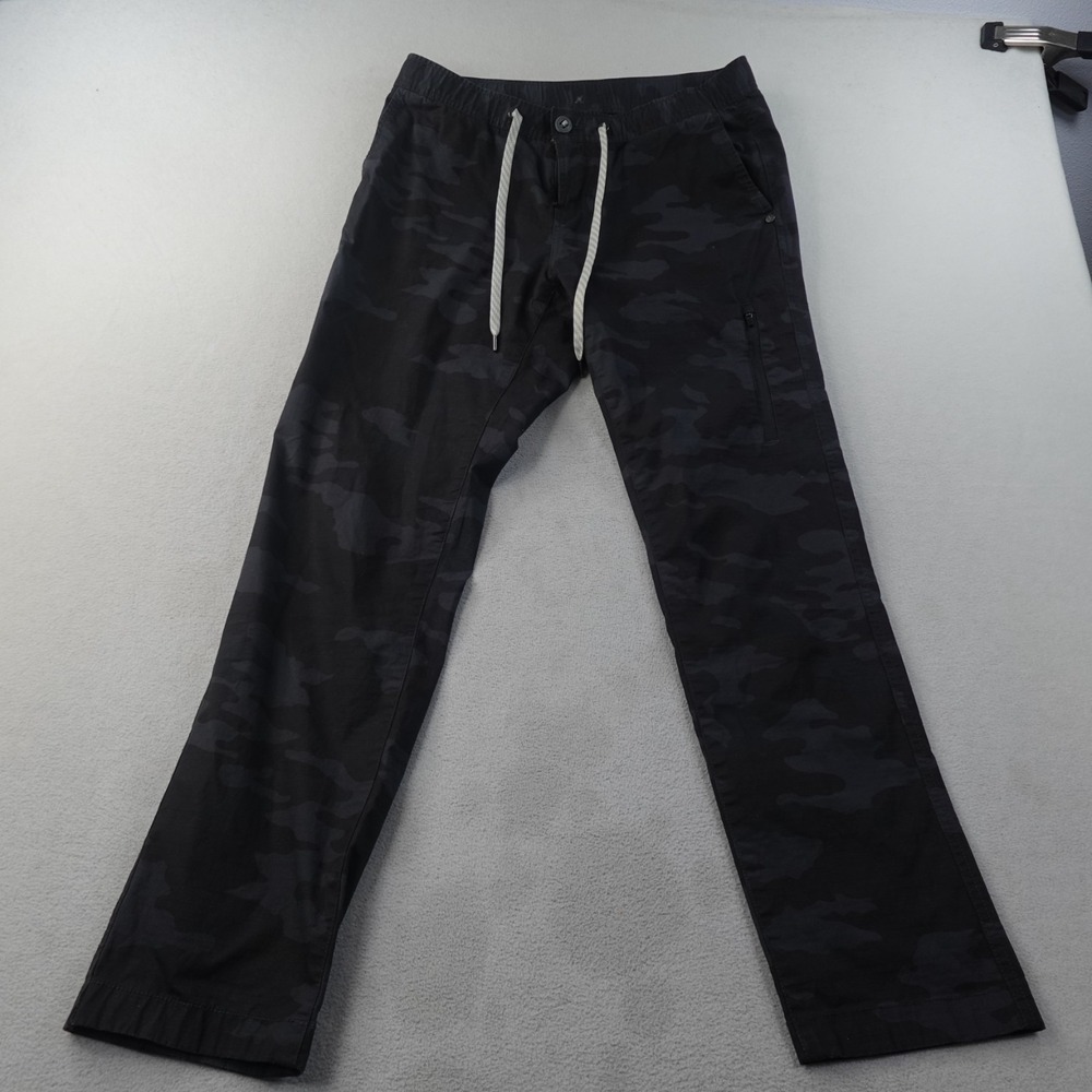 Vuori Ripstop Climber Pants Womens 32x28 Black Camo Cargo Hiking Gorpcore